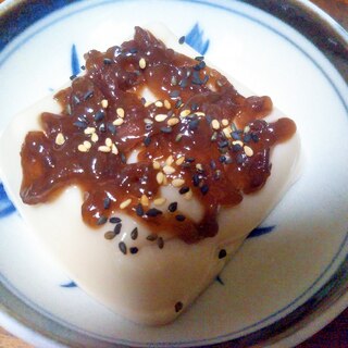 胡麻豆腐のデザート